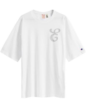 E by END. Champion For T-Shirt - White