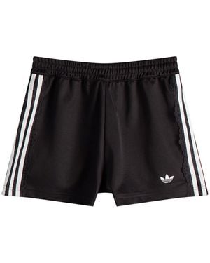 adidas Lace 3 Stripe Shorts - Black
