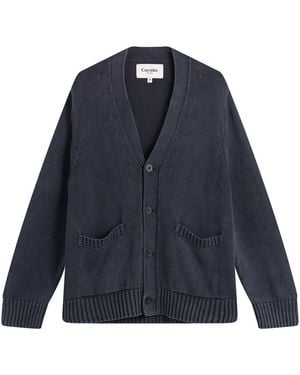 Corridor NYC Acid Wash Cardigan - Blue