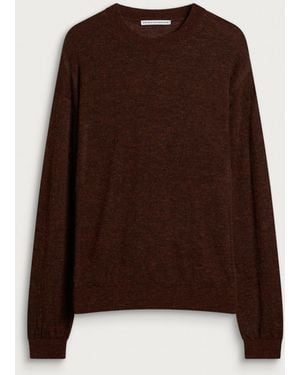 Studio Nicholson Piccoslim Fit Crew Neck - Brown
