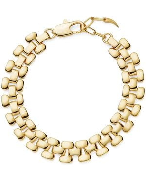 Missoma Timepiece Wide Chain Bracelet - Metallic