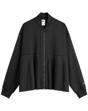 Nike Pleated Track Jacket - Black