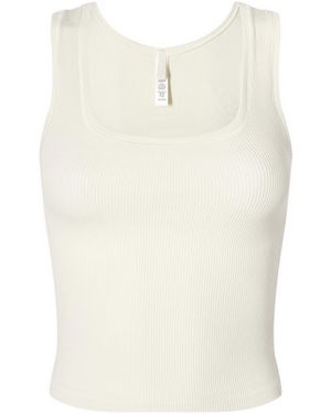 Skims Cotton Rib Tank - White