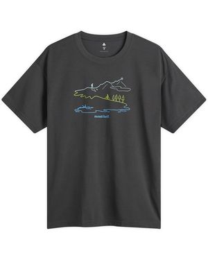 Montbell Wickron Long Track T-Shirt - Black