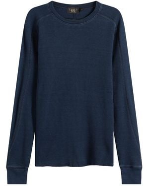 RRL Long Sleeve T-Shirt - Blue