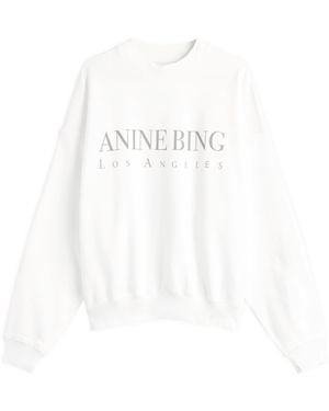 Anine Bing Jaci Los Angeles Sweatshirt - White