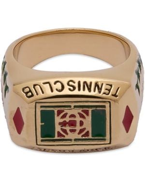 CASABLANCA Tennis Club Ring - White