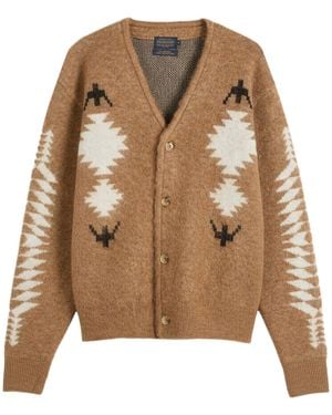 Pendleton Mohair Cardigan - Brown