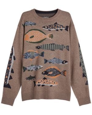 Kavu Highline Knitted Jumper - Brown