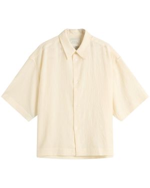 Studio Nicholson Sanko Boxy Short Sleeve Shirt - Natural