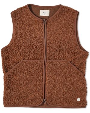 Folk Puzzle Gilet - Brown