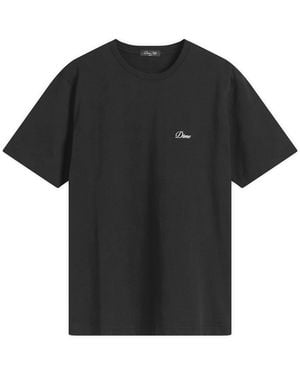 Dime Cursive Logo T-Shirt - Black