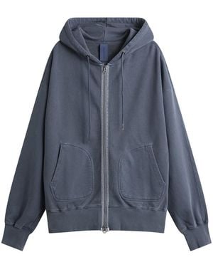 FRIZMWORKS Og Pigment Dyed Zip Hoodie - Blue