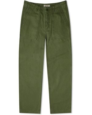 FRIZMWORKS Jungle Cloth Fatigue Trousers - Green