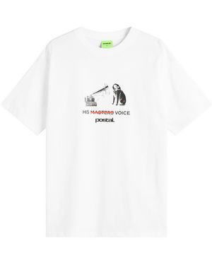 Postalco His Masters Voice T-Shirt - White
