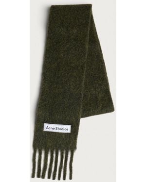 Acne Studios Vally Skinny Scarf - Natural