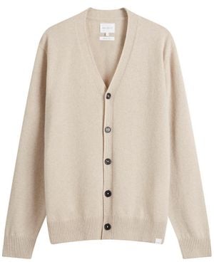 Norse Projects Standard Lambswool Knit Cardigan - Natural