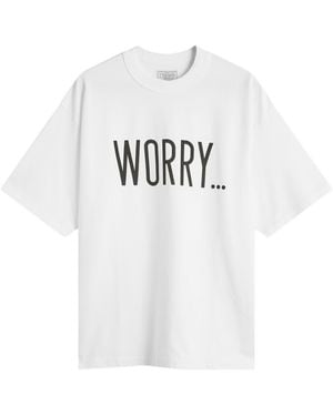 Unlikely Dry Goods Authentic Worry T-Shirt - White