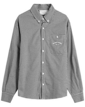House Of Sunny Gingham Shirt - Grey
