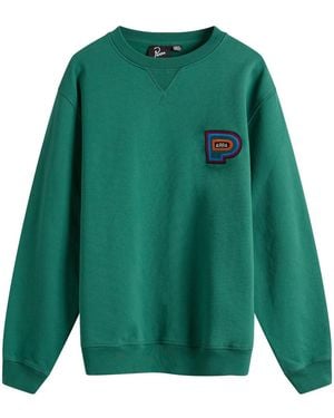 by Parra Repeat Pea Sweatshirt - Green