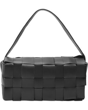 St. Agni Woven Envelope Slim Tote - Black