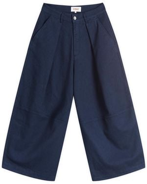 YMC Earth Deadbeat Trousers - Blue