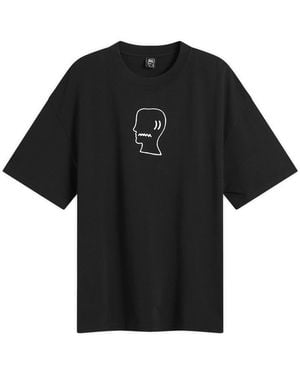 Brain Dead Logo Head T-Shirt - Black