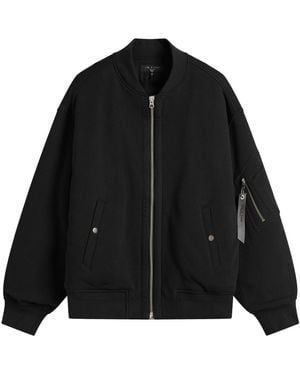 Rag & Bone Vintage Terry Manston Bomber Jacket - Black