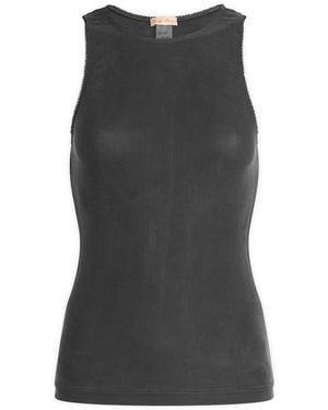 Fruity Booty Second Skin Tank Top - Grey