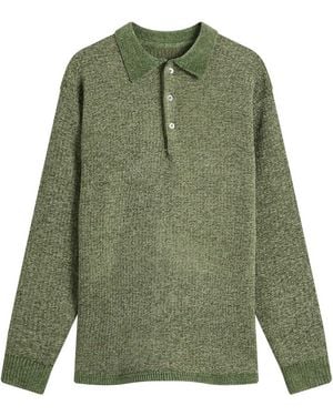 thisisneverthat Velvet Knit Polo - Green