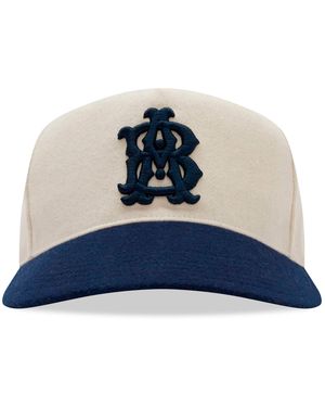 About Blank Monogram Contrast Cap - Blue