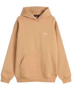 Dime Cursive Small Logo Hoodie - Natural