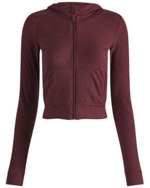 Skims Soft Lounge Zip Up Hoodie - Purple