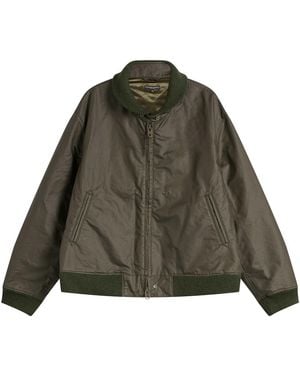 Engineered Garments Waxed Cotton Ll Jacket - Green