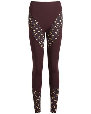 Marine Serre Athleisure Yoga Legging - Purple