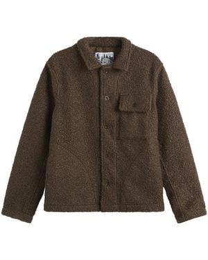 Cafe Mountain Curly Boxy Explorers Jacket - Brown