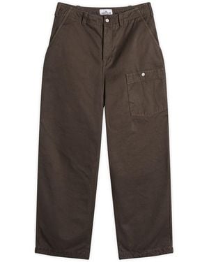 Stone Island Marina Batavia-Tc Pocket Trousers - Grey