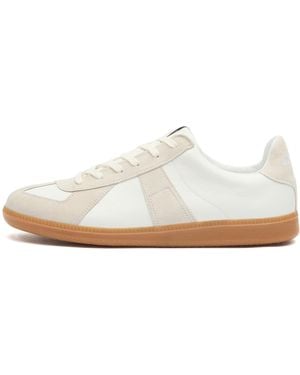 Novesta Gat Leather Court Trainer - White