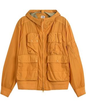 C.P. Company Chrome-R Goggle Jacket - Orange