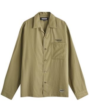 Neighborhood Open Collar Shirt - Green