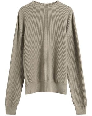 Rick Owens Fisherman Round Neck Sweater - Gray