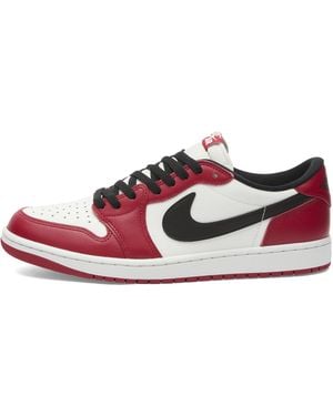 Nike 1 Retro Low Og 'Chicago' Sneaker - Red
