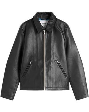 Won Hundred Dutton Leather Jacket - Black