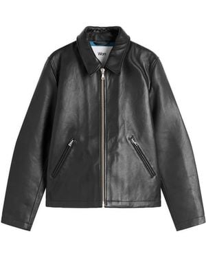 Won Hundred Dutton Leather Jacket - Black