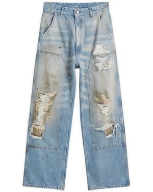 MM6 by Maison Martin Margiela Loose Jeans - Blue