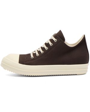 Rick Owens Low Sneaks - Brown