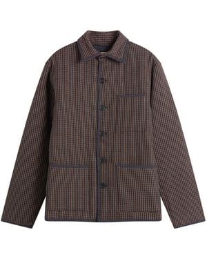 Kardo Paris Quilted Workwear Jacket - Brown