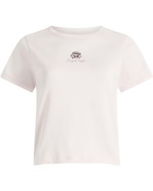 House Of Sunny Im Just A Girl Baby T-Shirt - White