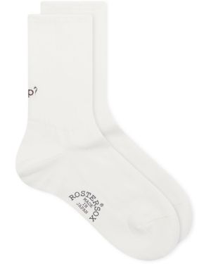 Rostersox What's Up Socks - White