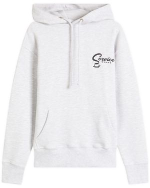 Service Works Espresso Hoodie - White